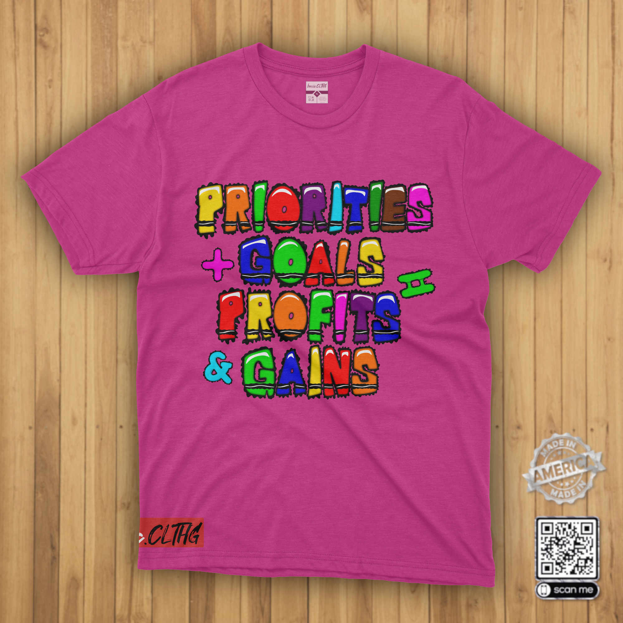 basic.CLTHG - PreGame - Crayola Magnets Priorities Goals Profits Gains