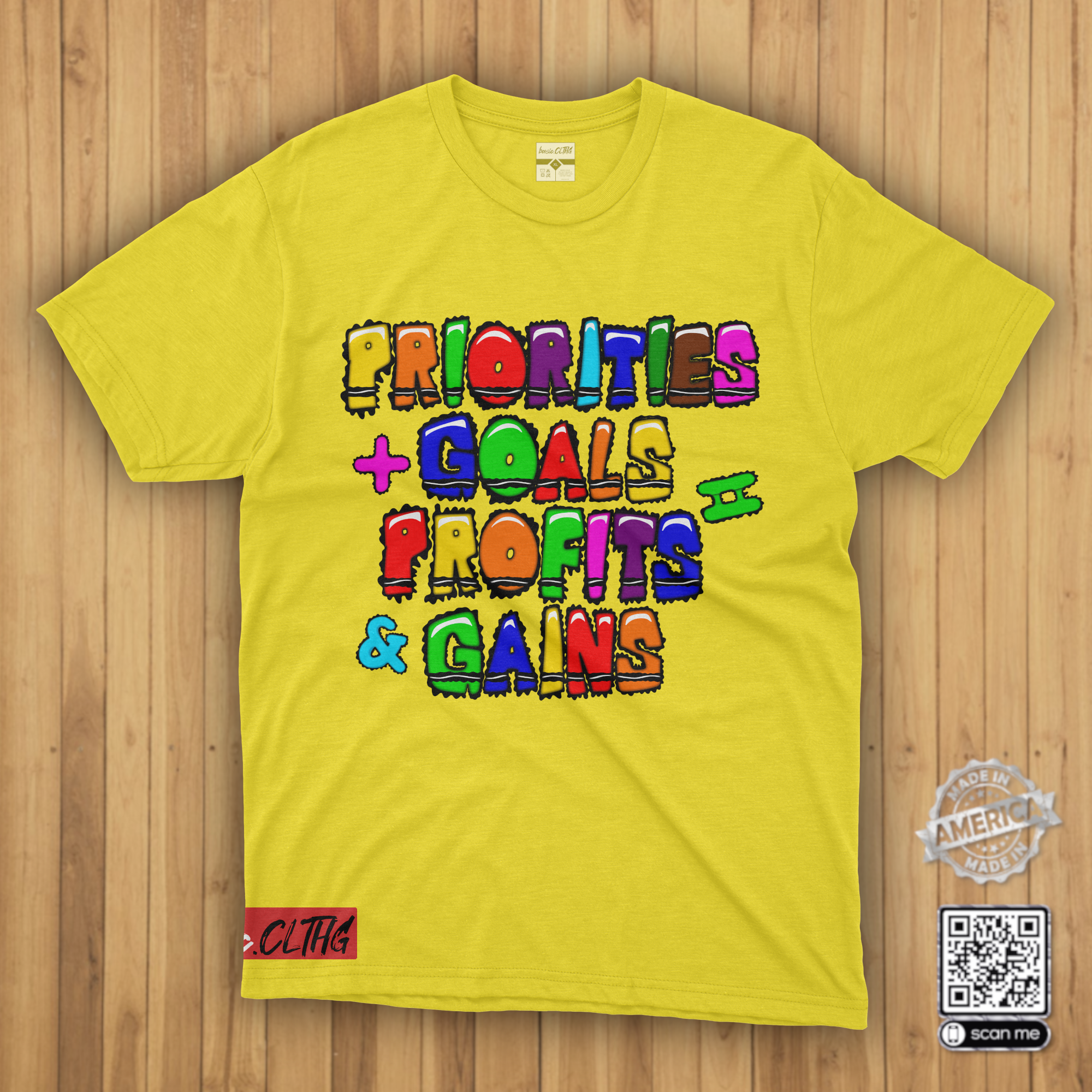 basic.CLTHG - PreGame - Crayola Magnets Priorities Goals Profits Gains