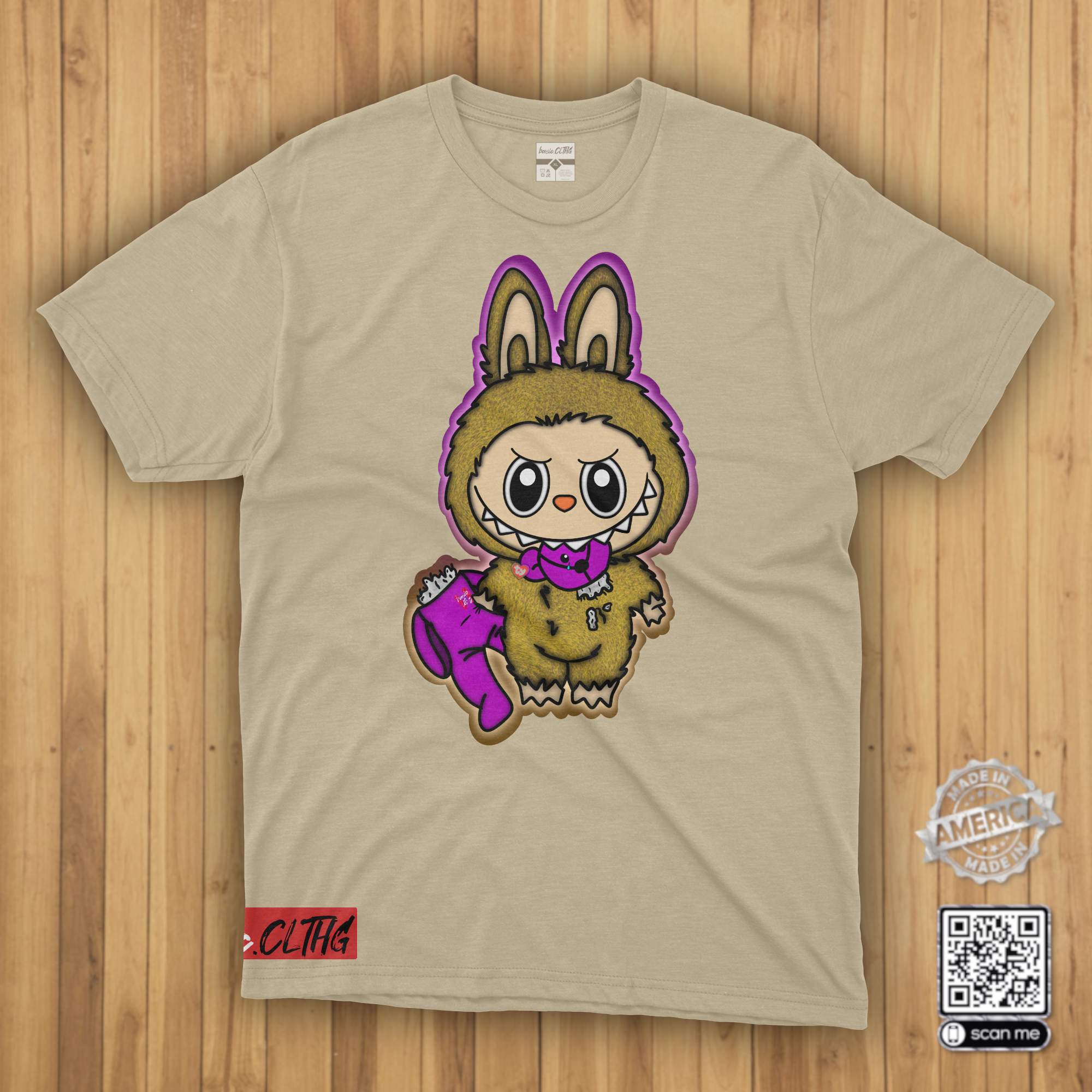 basic.CLTHG - Bad Labubu Beanie Baby