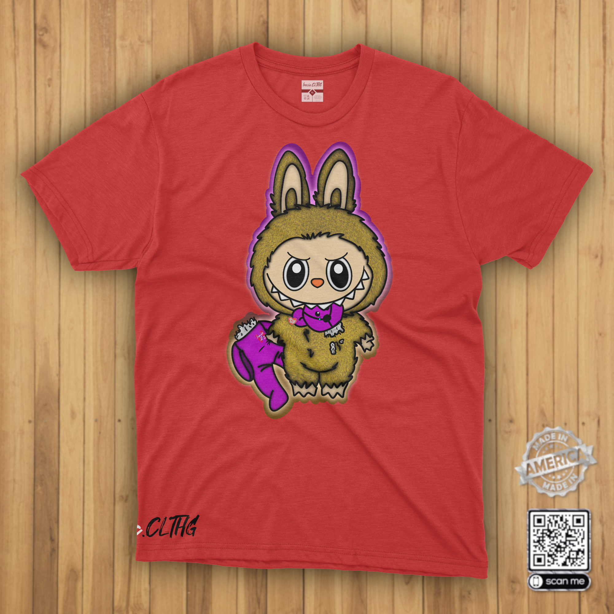 basic.CLTHG - Bad Labubu Beanie Baby