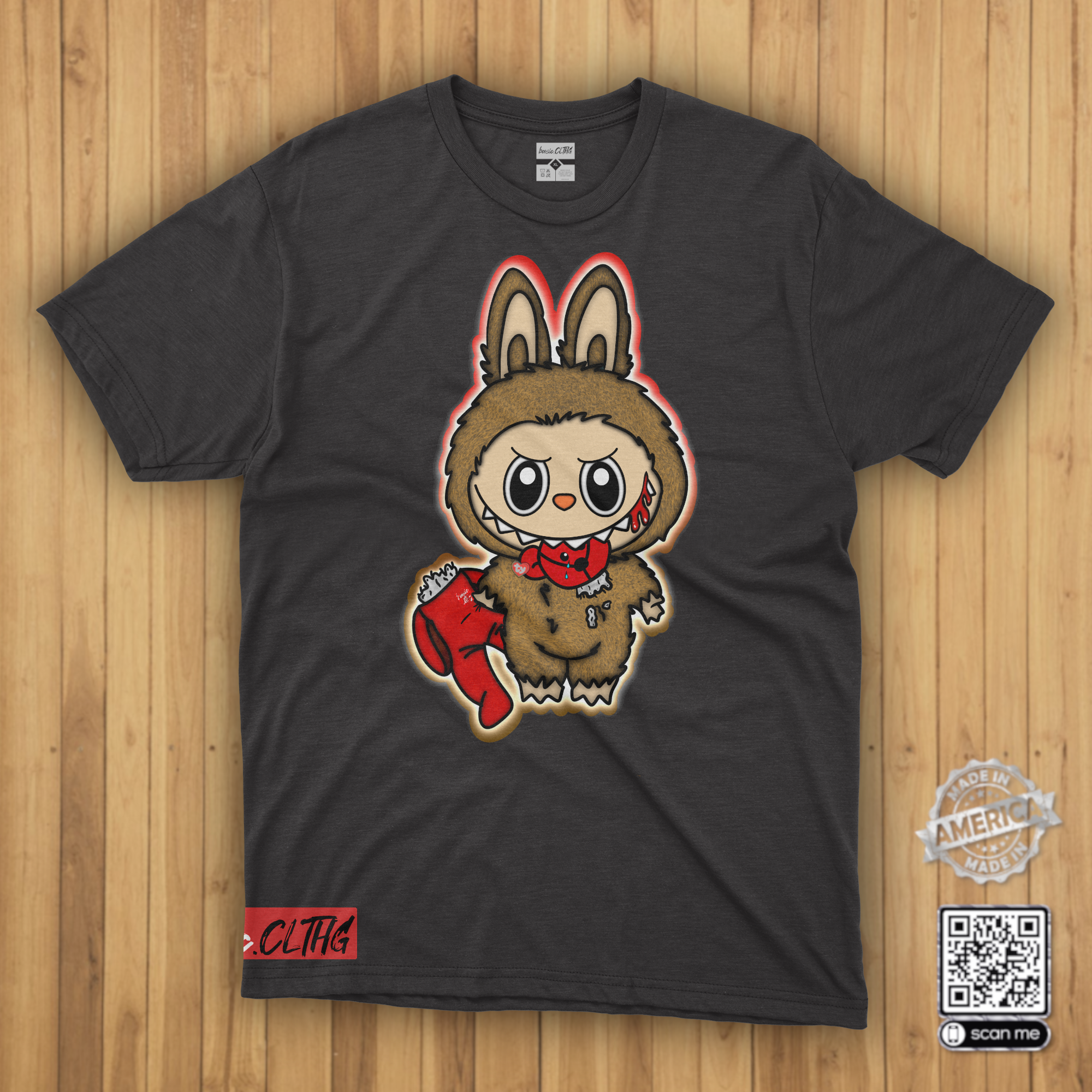 basic.CLTHG -  Bad Labubu Beanie Baby (Evil Edition)