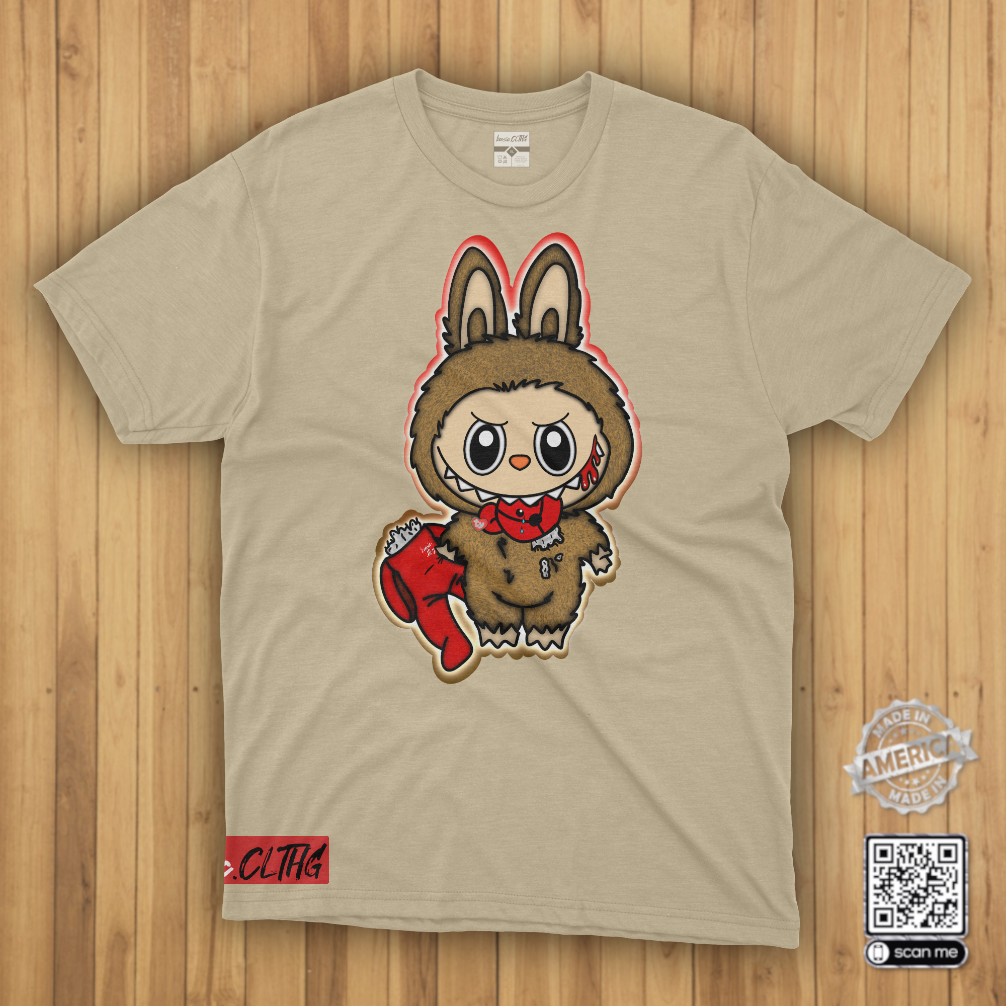 basic.CLTHG -  Bad Labubu Beanie Baby (Evil Edition)