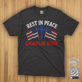 Rest In Peace Charlie Kirk T-Shirt God Bless America