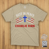 Rest In Peace Charlie Kirk T-Shirt God Bless America