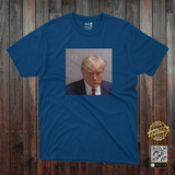 DONALD TRUMP MUG SHOT T-SHIRT FREE TRUMP MAGA