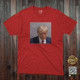 DONALD TRUMP MUG SHOT T-SHIRT FREE TRUMP MAGA