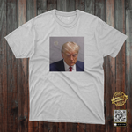 DONALD TRUMP MUG SHOT T-SHIRT FREE TRUMP MAGA