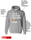 CUSTOM Wording Text HOODIE