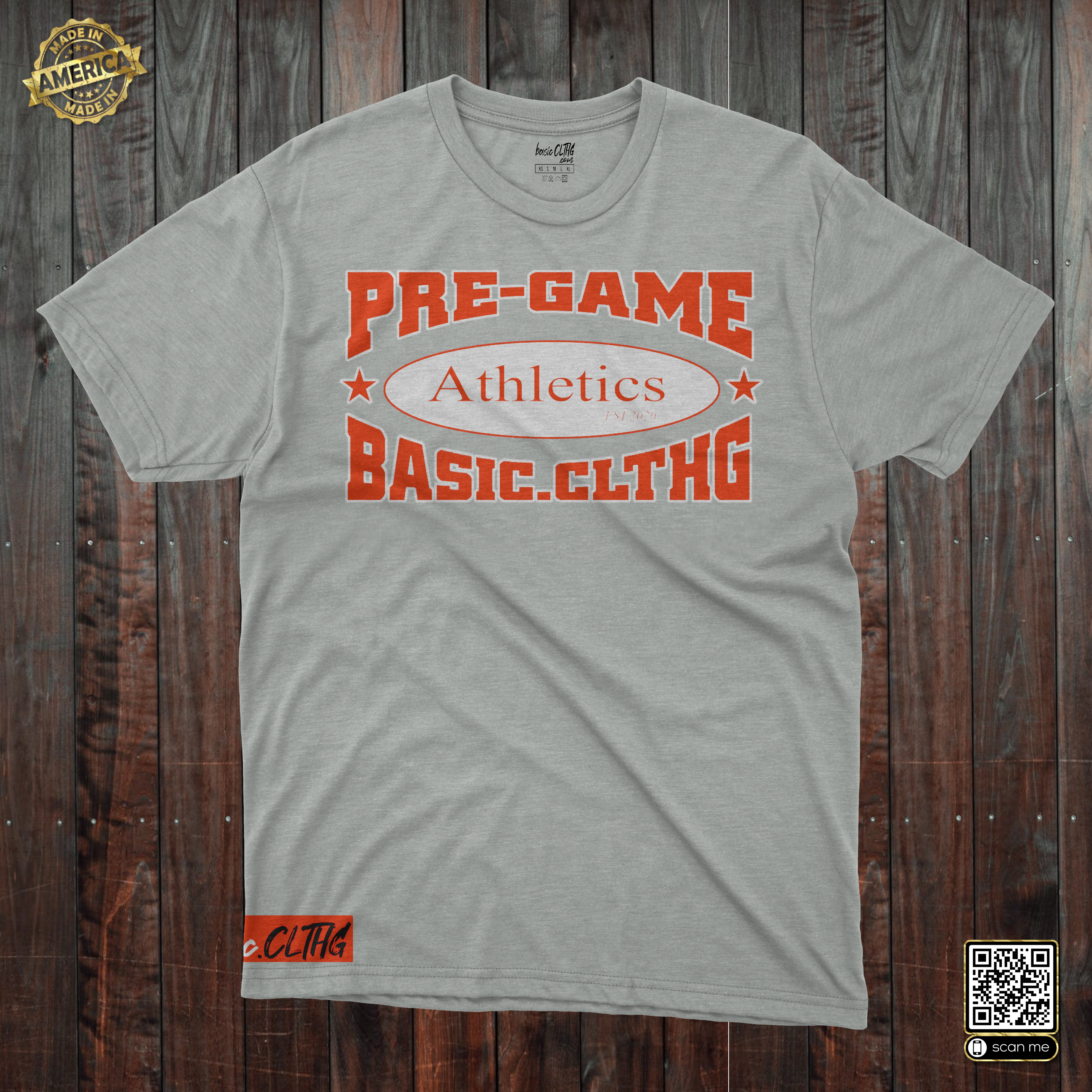 basic.CLTHG - PRE-GAME Athletics 001 Neon Orange